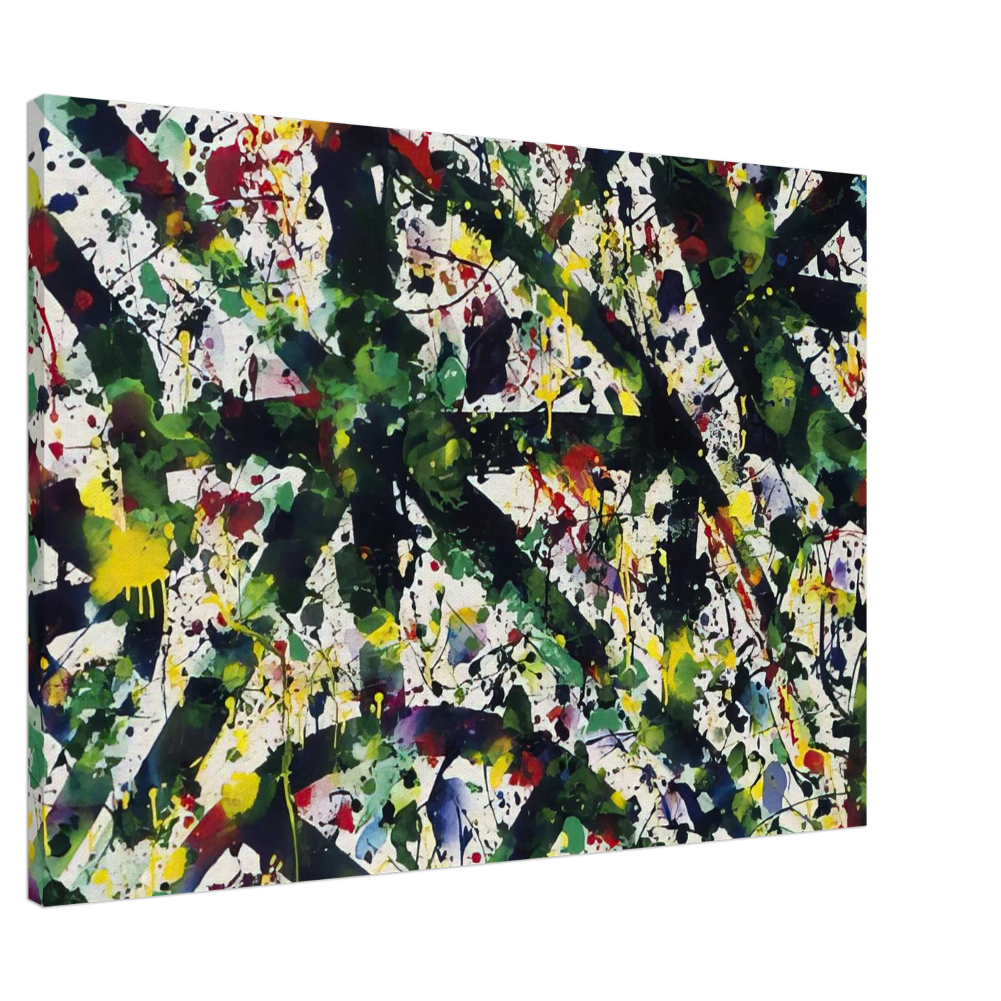Sam Francis - Green Buddha Canvas - 20x30 cm / 8x12 inches-canvas