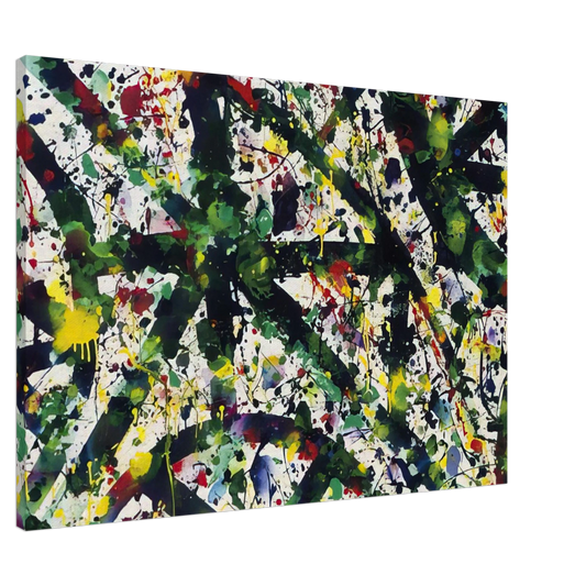 Sam Francis - Green Buddha Canvas - 20x30 cm / 8x12 inches-canvas