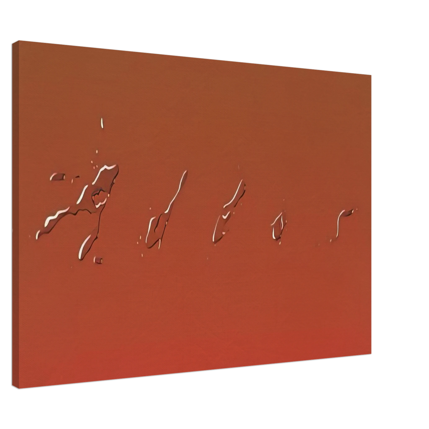 Edward Ruscha - ADIOS 1969 Canvas - 20x30 cm / 8x12 inches-canvas