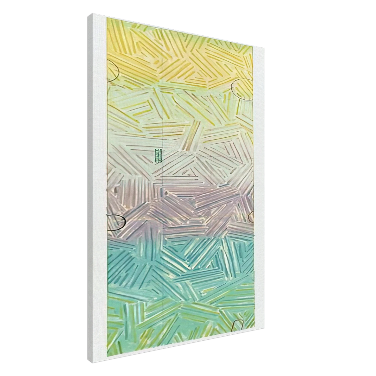 Jasper Johns - USUYUKI ULAE 211 Canvas - 20x30 cm / 8x12 inches-canvas