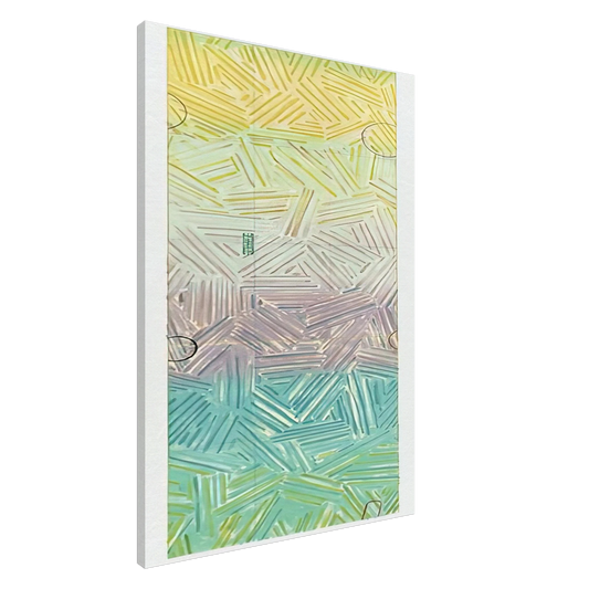 Jasper Johns - USUYUKI ULAE 211 Canvas - 20x30 cm / 8x12 inches-canvas