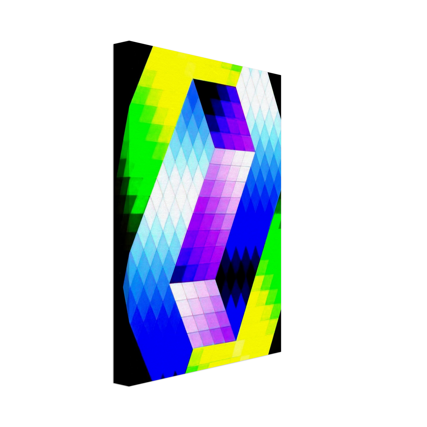 Victor Vasarely - Keple Gestalt - 1968 Canvas - 40x60 cm / 16x24 inches-canvas