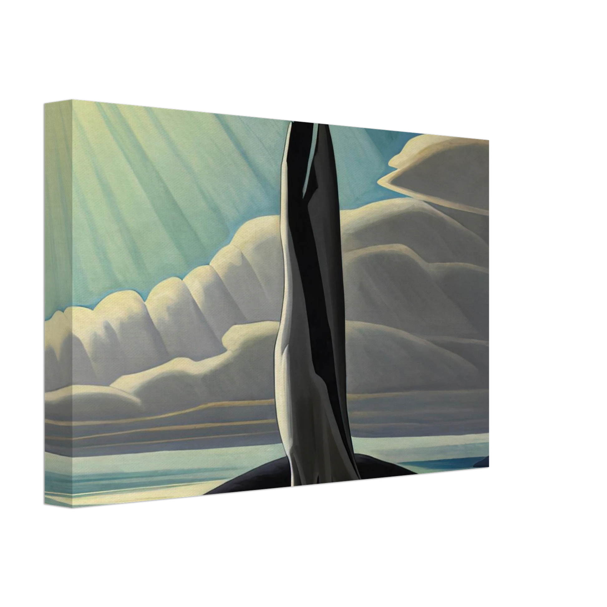 Lawren Harris - North Shore, Lake Superior - 1926 Canvas - 40x60 cm / 16x24 inches-canvas