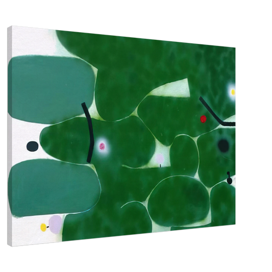 Victor Pasmore - The Green Earth - 1980 Canvas - 20x30 cm / 8x12 inches-canvas