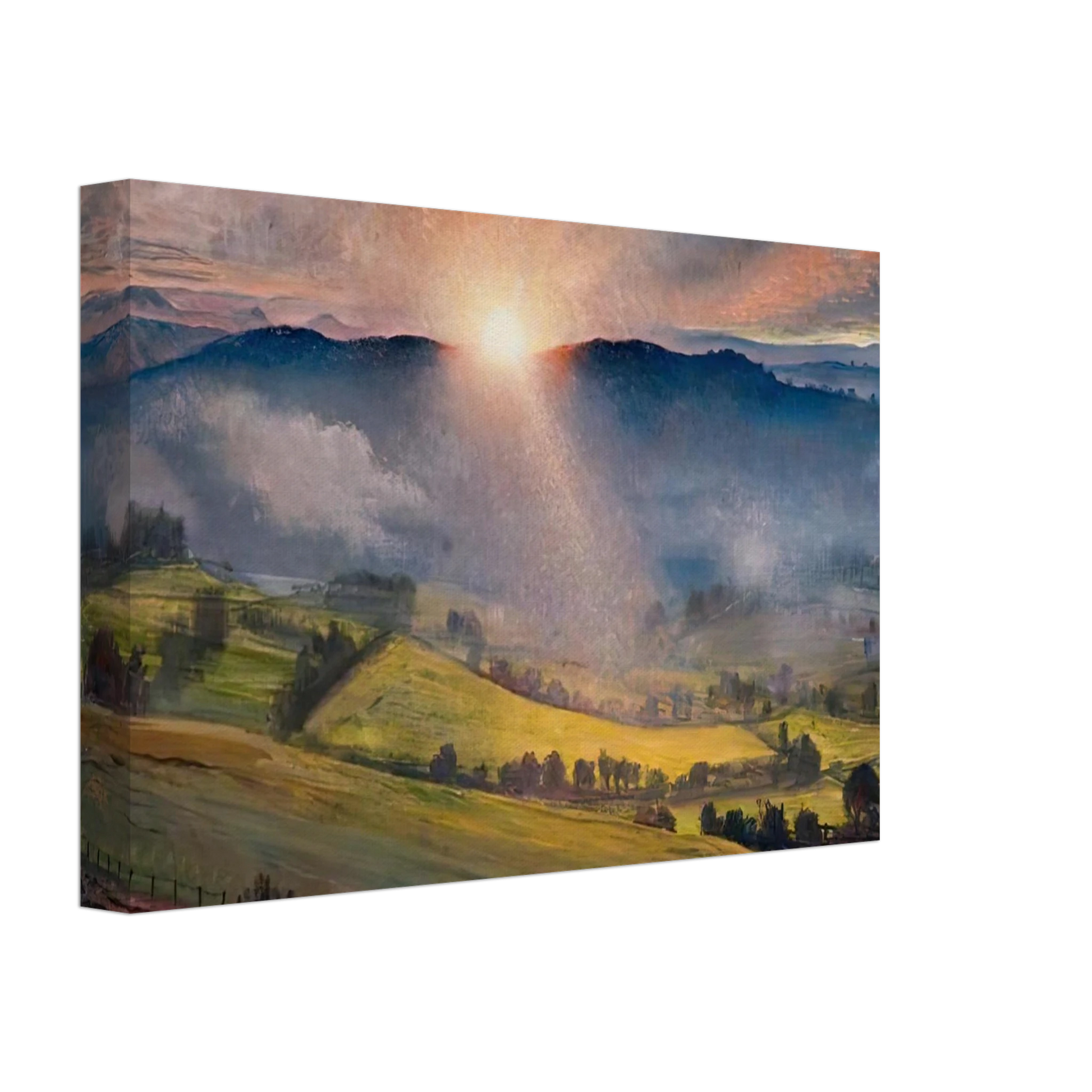 Laura Knight - SUNDOWN 1947 Canvas - 70x100 cm / 28x40 inches-canvas