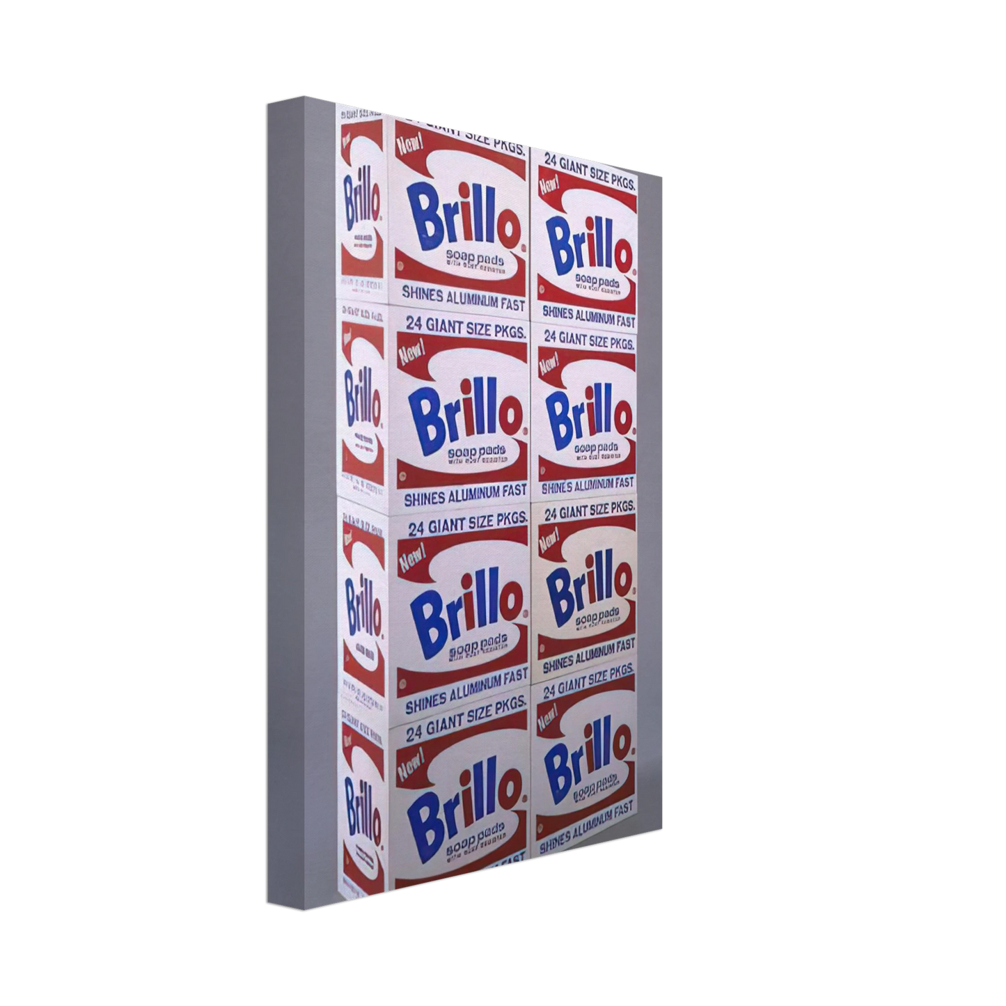 Andy Warhol - Brillo Soap Pads Boxes Canvas - 40x60 cm / 16x24 inches-canvas