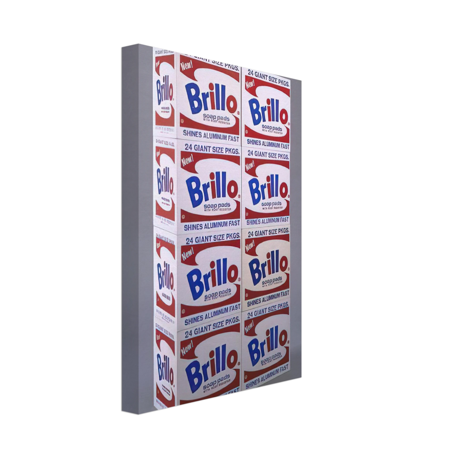 Andy Warhol - Brillo Soap Pads Boxes Canvas - 40x60 cm / 16x24 inches-canvas