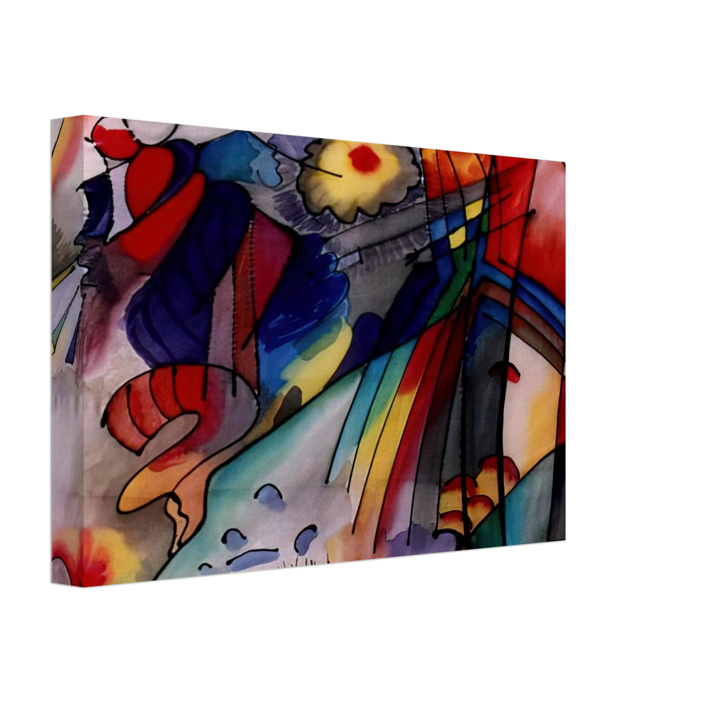 Wassily Kandinsky - NOT_DETECTED_189363 Canvas - 70x100 cm / 28x40 inches-canvas