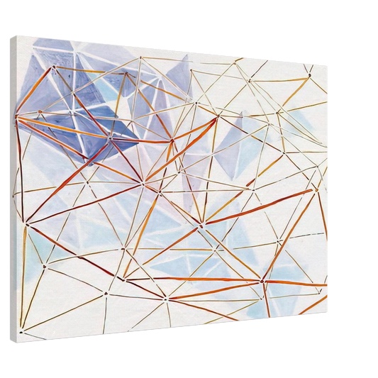 Gego - Untitled - 1980 Canvas - 20x30 cm / 8x12 inches-canvas