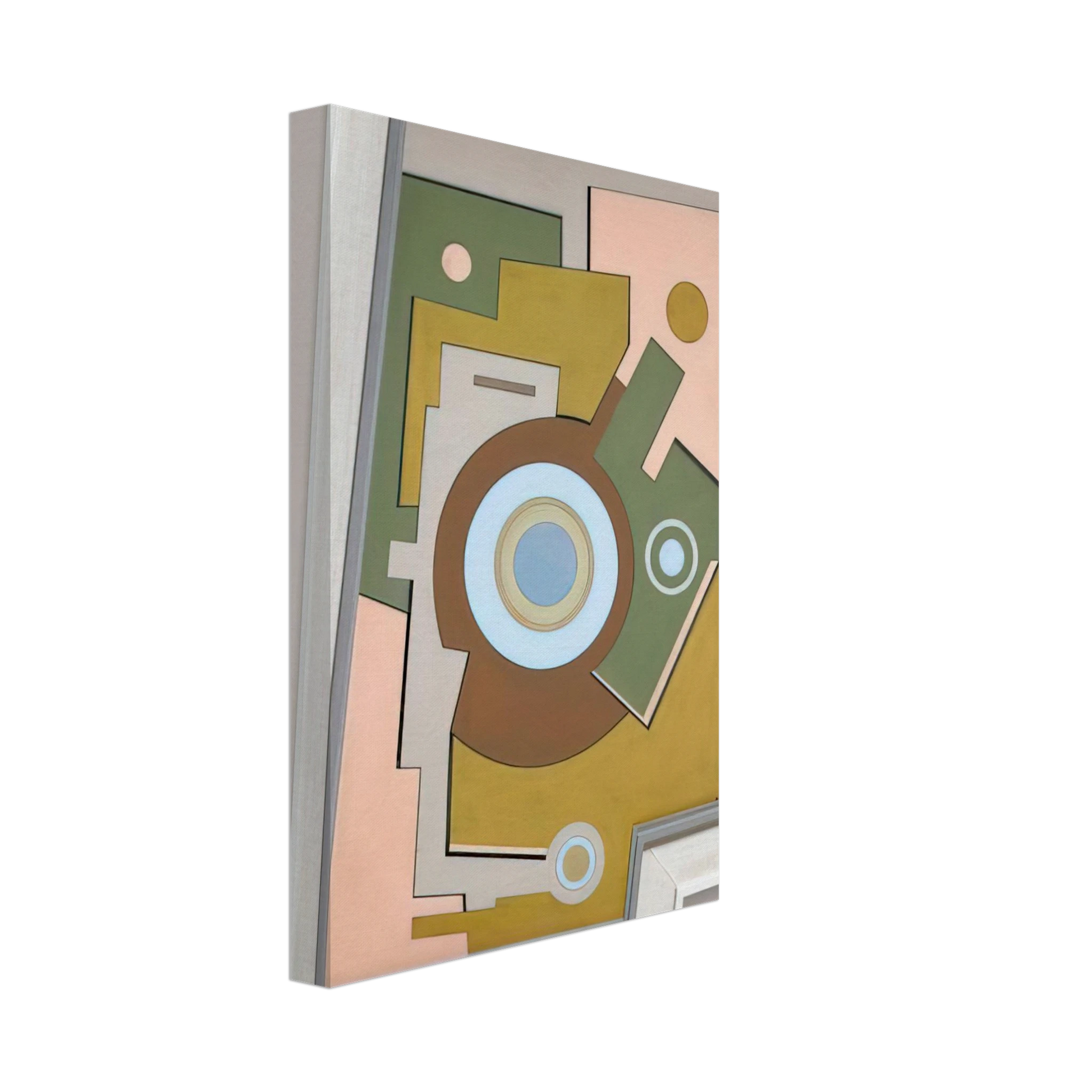 Carmelo Arden Quin - Blue Circle - 1947 Canvas - 40x60 cm / 16x24 inches-canvas