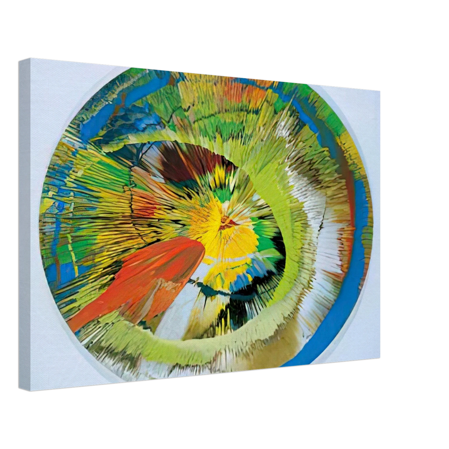 Damien Hirst - BEAUTIFUL REVOLVING SPHINCTER Canvas - 40x60 cm / 16x24 inches-canvas