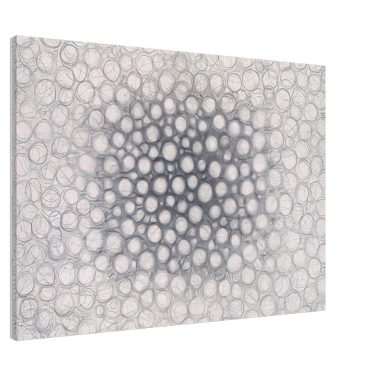 Richard Pousette-Dart - Light Gathers to the Question of No - 1979 Canvas - 20x30 cm / 8x12 inches-canvas