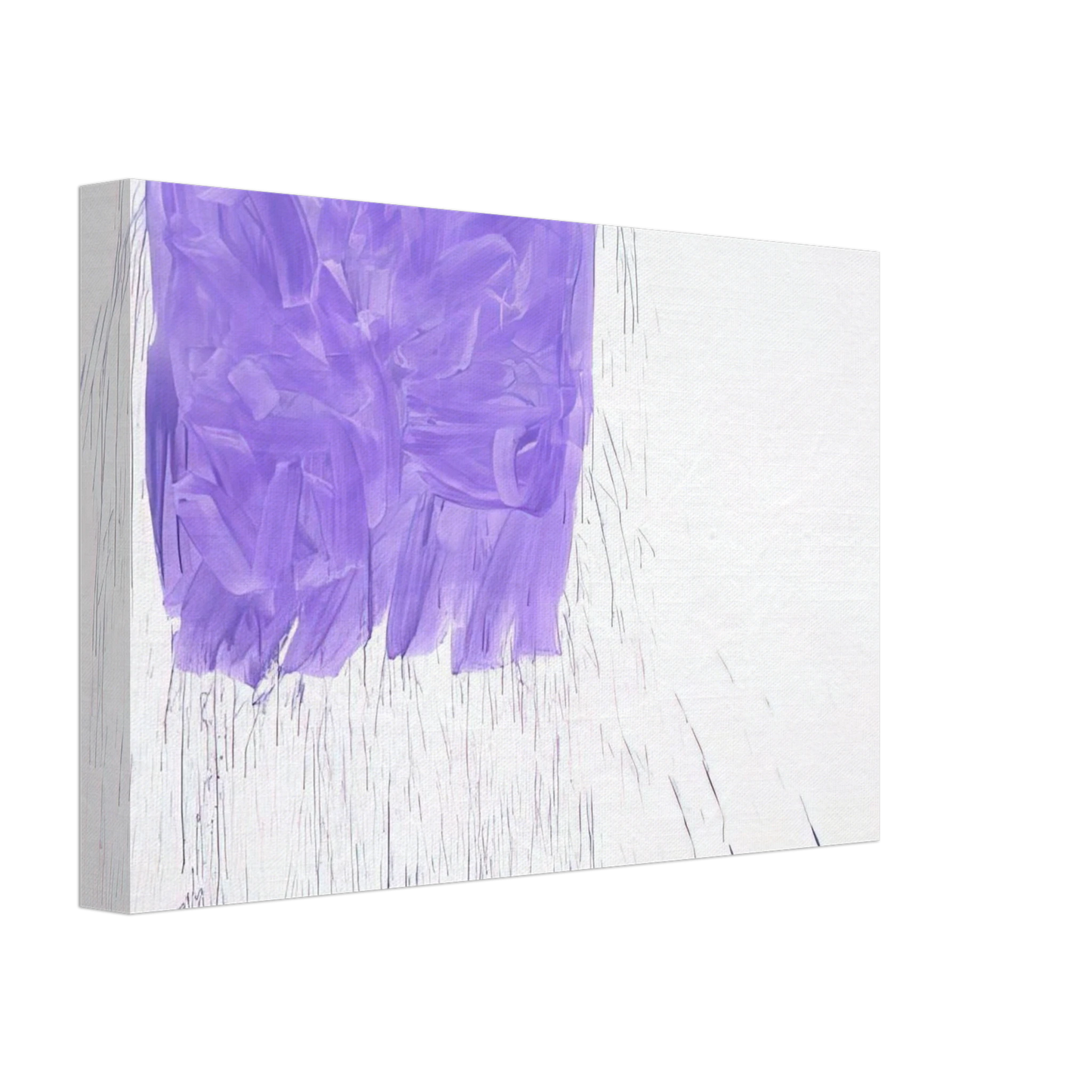 Michel Majerus - Violet - 1997 Canvas - 70x100 cm / 28x40 inches-canvas