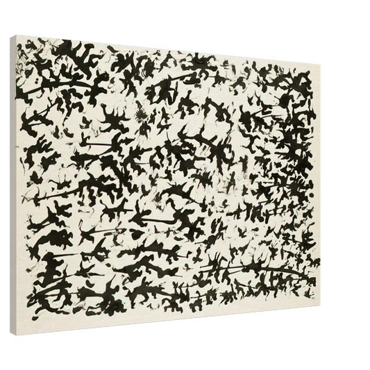 Henri Michaux - UNTITLED 7 Canvas - 20x30 cm / 8x12 inches-canvas