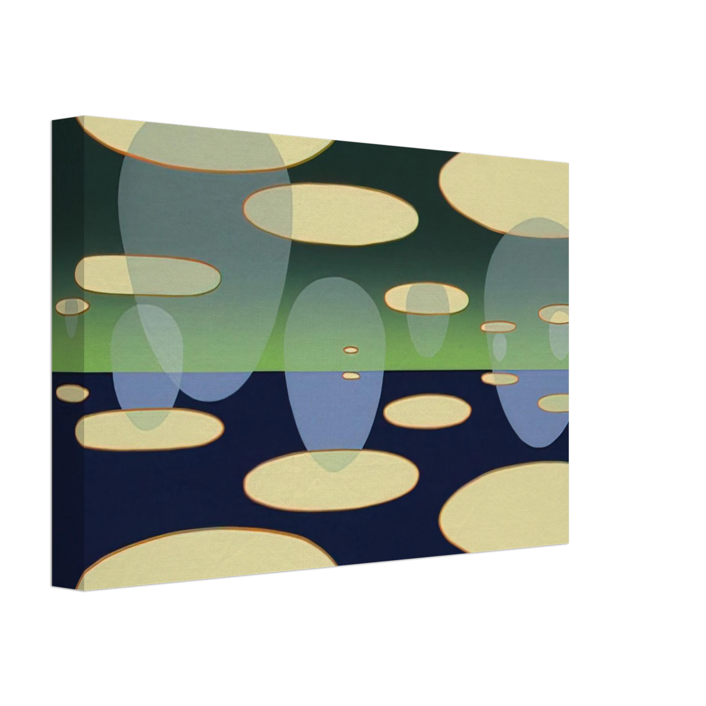 Clarence Holbrook Carter - Eschantos 31 - 1978 Canvas - 70x100 cm / 28x40 inches-canvas