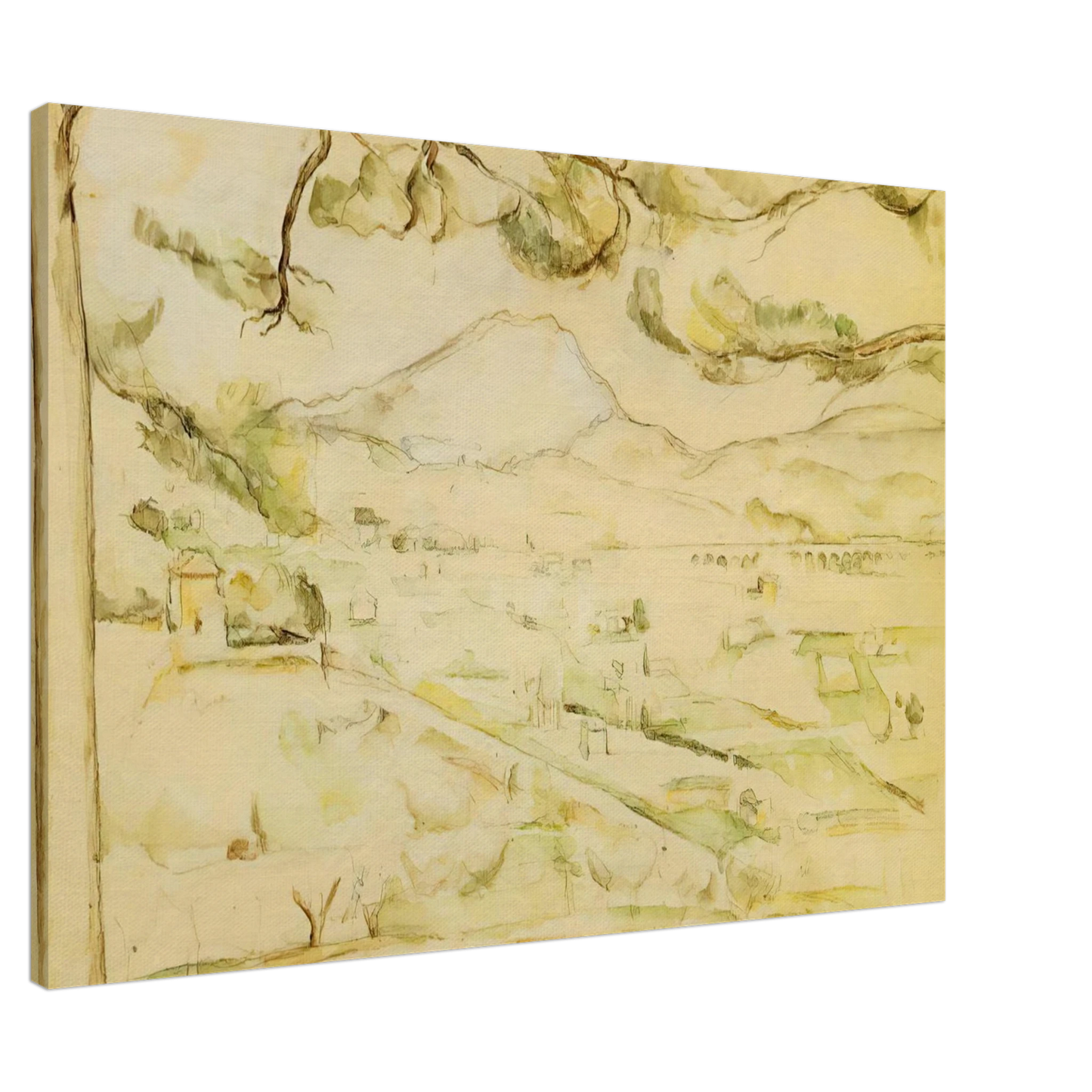 Paul Cezanne - The Arc Valley Canvas - 20x30 cm / 8x12 inches-canvas