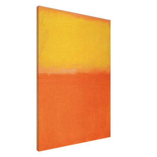 Mark Rothko - Orange and Yellow - 1956 Canvas - 20x30 cm / 8x12 inches-canvas