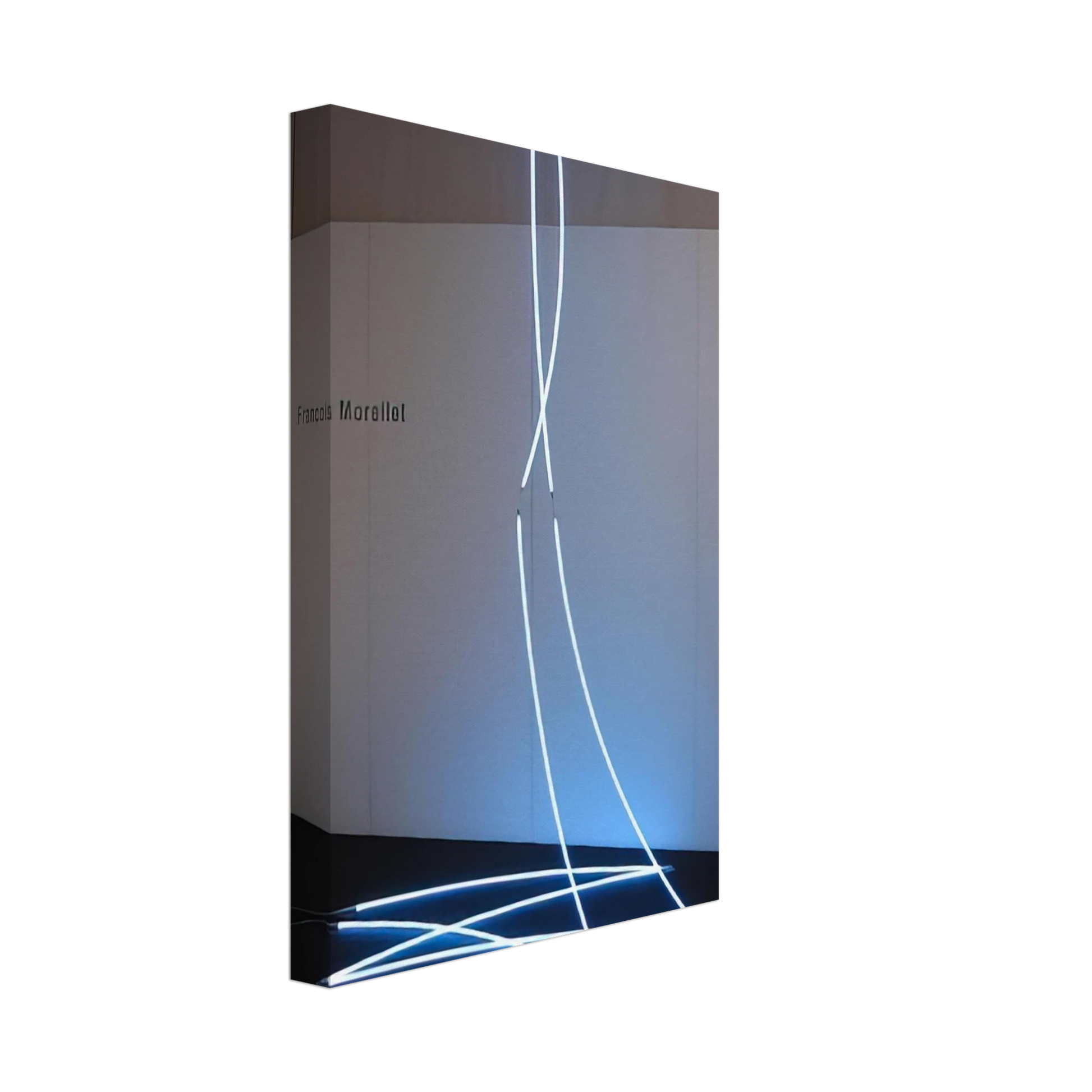 Francois Morellet - Lamentable Despicable - 2008 Canvas - 40x60 cm / 16x24 inches-canvas