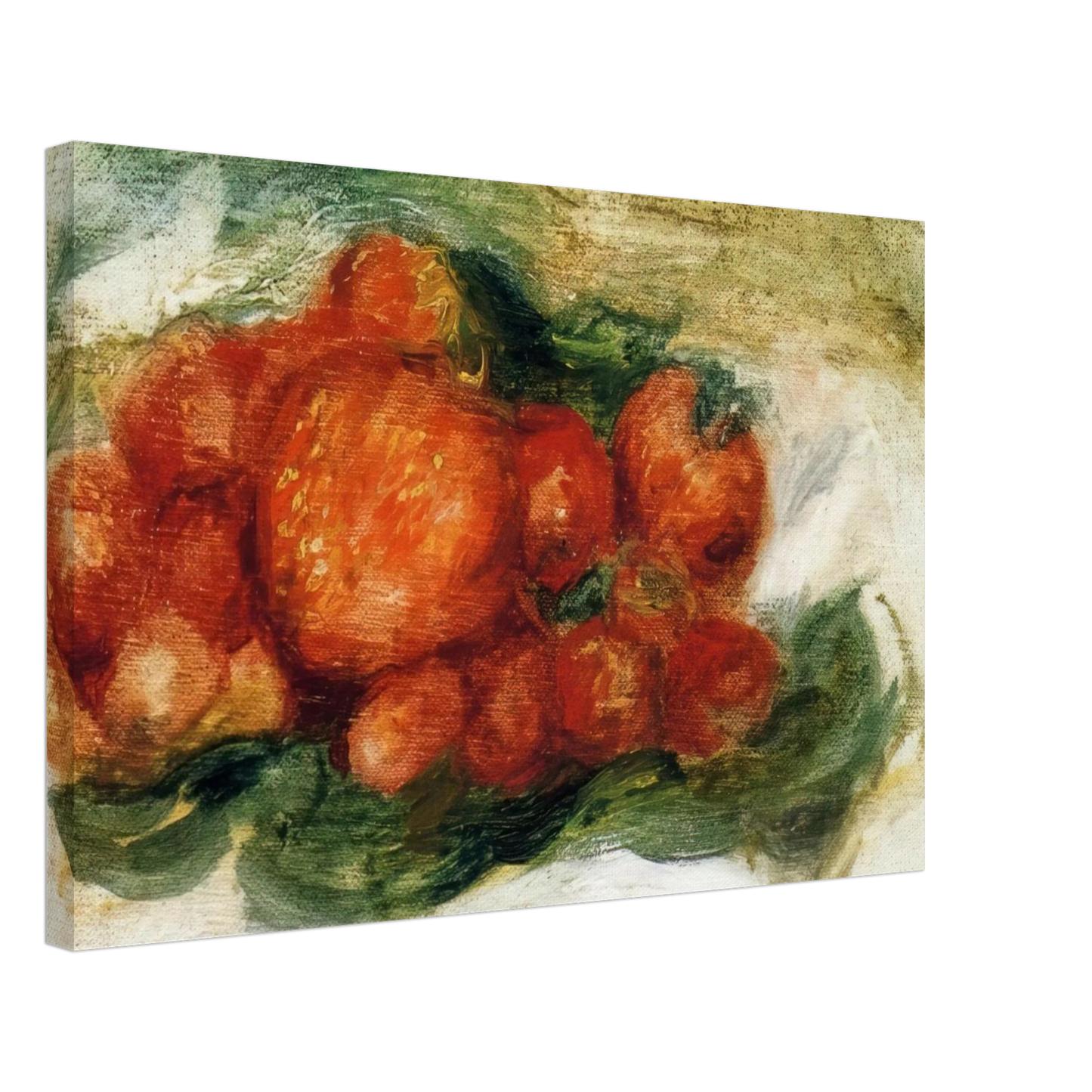 Pierre-Auguste Renoir - Still Life with Strawberries Canvas - 70x100 cm / 28x40 inches-canvas
