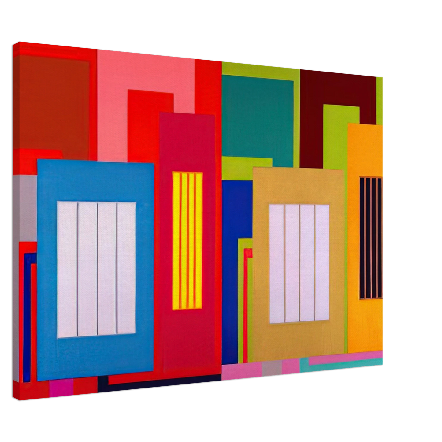 Peter Halley - Super Size - 2000 Canvas - 20x30 cm / 8x12 inches-canvas