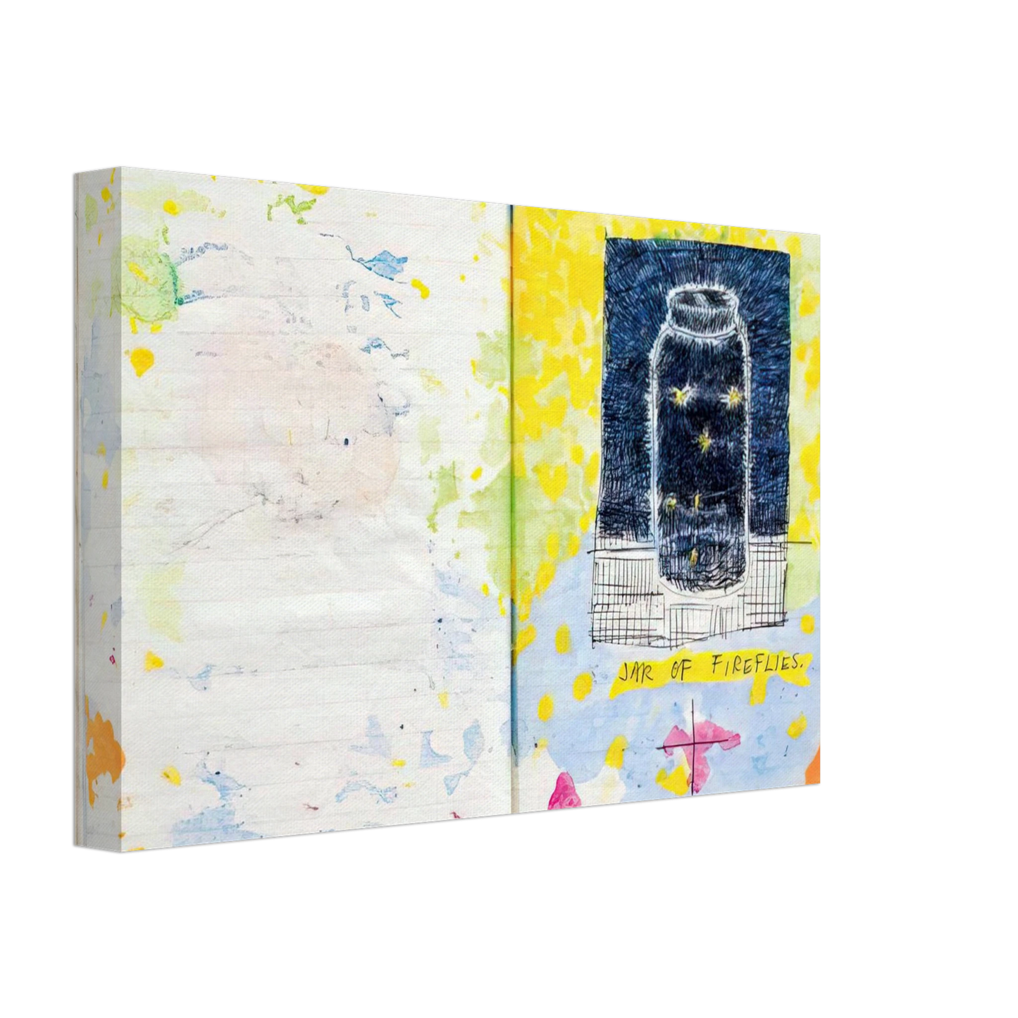 Paul Thek - Untitled Composition notebook detail - 1977 Canvas - 70x100 cm / 28x40 inches-canvas