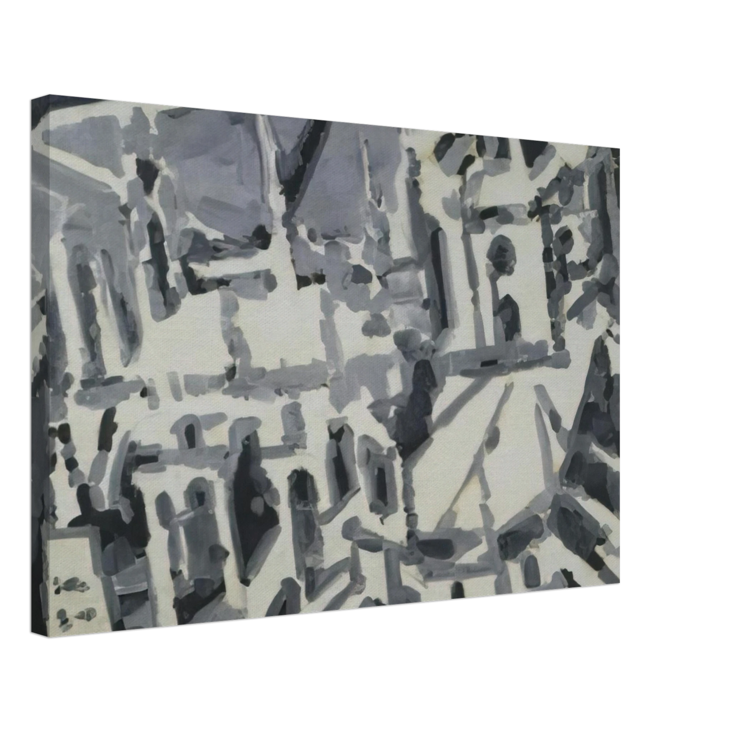 Gerhard Richter - TOWNSCAPE M9 1968 Canvas - 40x60 cm / 16x24 inches-canvas