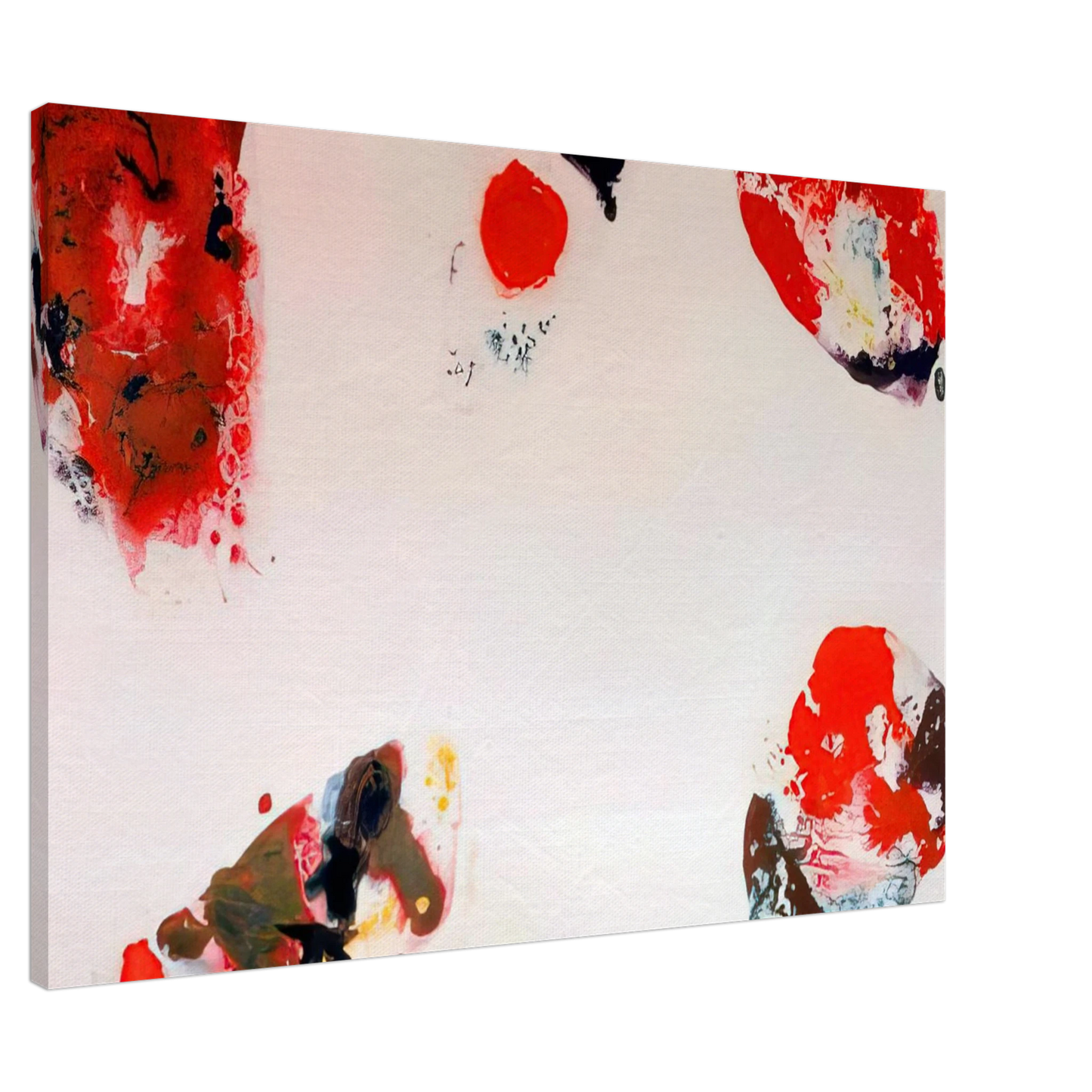 Sam Francis - Berlin Red Canvas - 20x30 cm / 8x12 inches-canvas