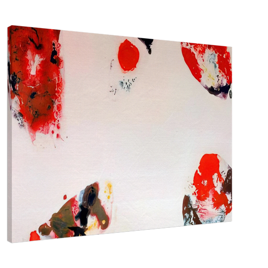 Sam Francis - Berlin Red Canvas - 20x30 cm / 8x12 inches-canvas