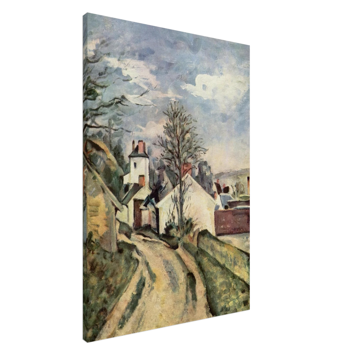 Paul Cezanne - The House of Dr. Gachet in Auvers Canvas - 20x30 cm / 8x12 inches-canvas