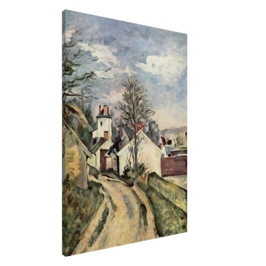 Paul Cezanne - The House of Dr. Gachet in Auvers Canvas - 20x30 cm / 8x12 inches-canvas