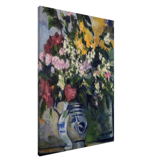 Paul Cezanne - Two Vases of Flowers Canvas - 20x30 cm / 8x12 inches-canvas