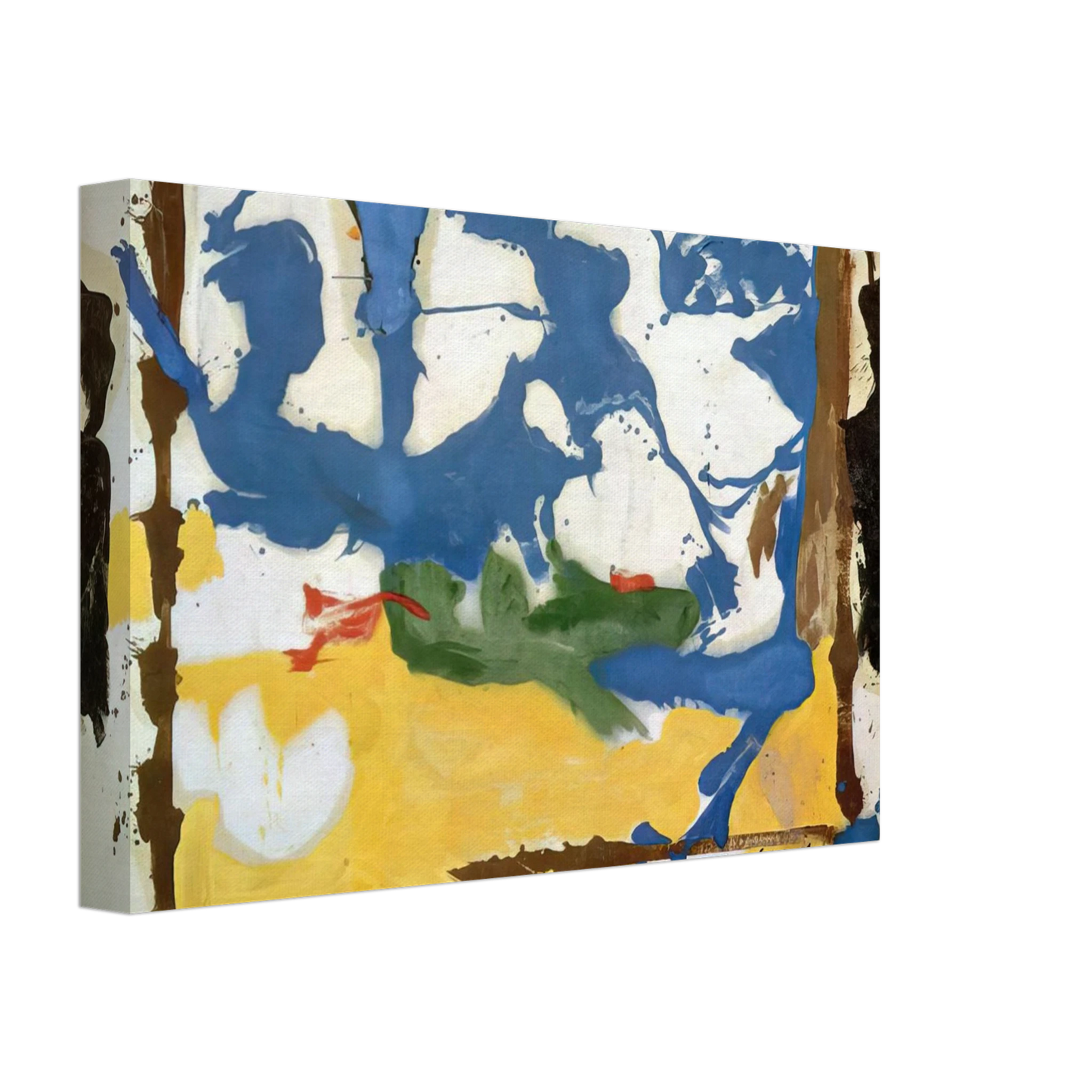 Helen Frankenthaler - Swan Lake #2 - 1961 Canvas - 40x60 cm / 16x24 inches-canvas