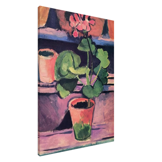 Henri Matisse - POT OF GERANIUMS 1912 Canvas - 20x30 cm / 8x12 inches-canvas