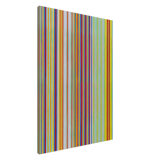 Gene Davis - Graf Zeppelin - 1969 Canvas - 20x30 cm / 8x12 inches-canvas