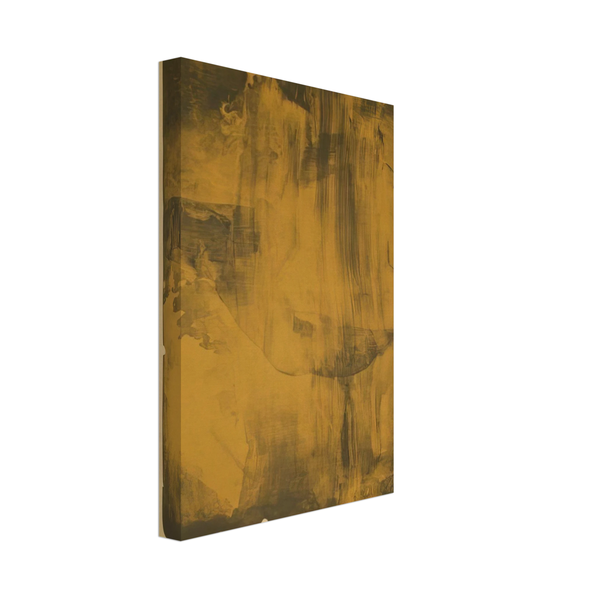 Helen Frankenthaler - Bronze Smoke - 1978 Canvas - 40x60 cm / 16x24 inches-canvas