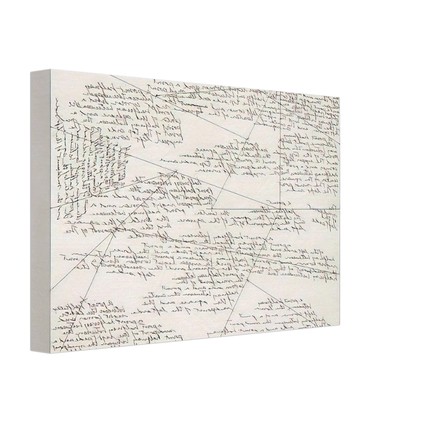 Sol LeWitt - The Location of 14 Points Canvas - 40x60 cm / 16x24 inches-canvas