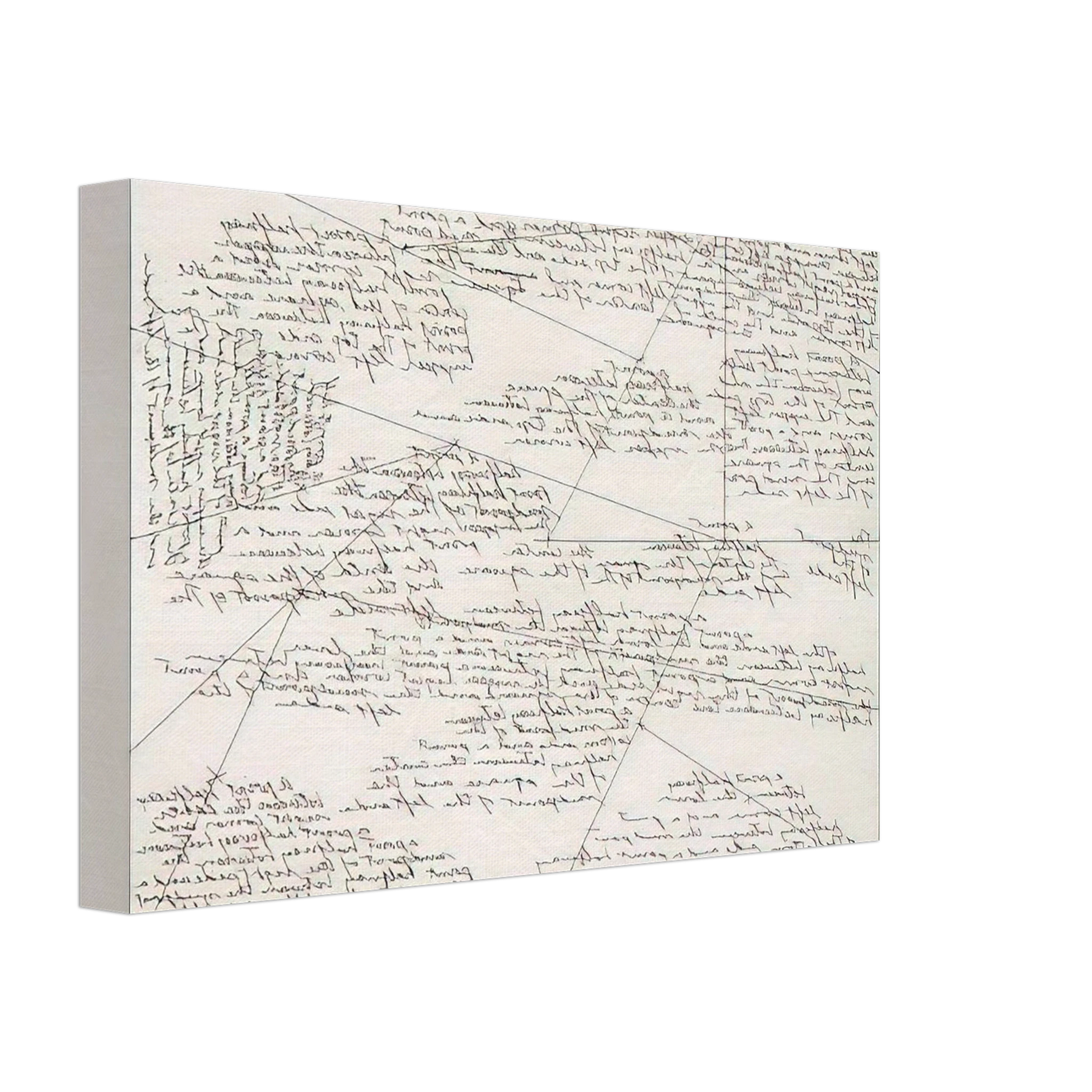 Sol LeWitt - The Location of 14 Points Canvas - 40x60 cm / 16x24 inches-canvas