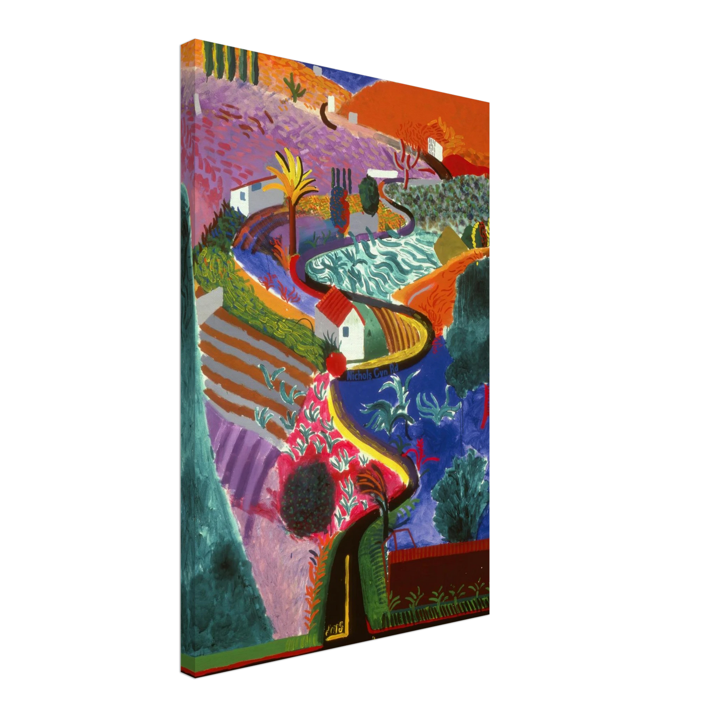 David Hockney - David Hockney Canvas - 40x60 cm / 16x24 inches-canvas