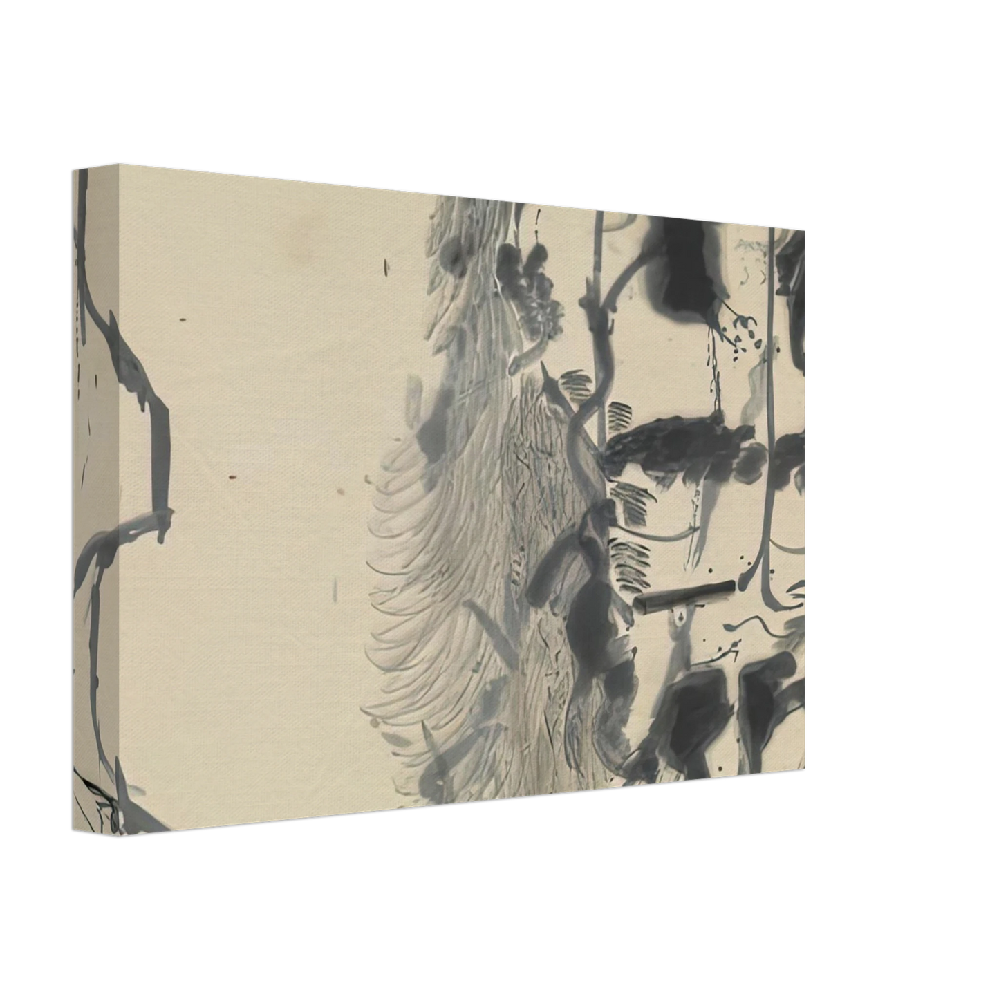 Helen Frankenthaler - New York Bamboo, 1957- Canvas - 70x100 cm / 28x40 inches-canvas