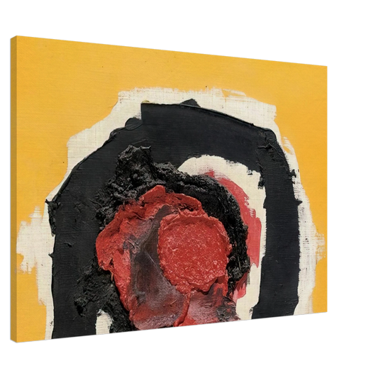 Luis Feito - UNTITLED 1964 Canvas - 20x30 cm / 8x12 inches-canvas