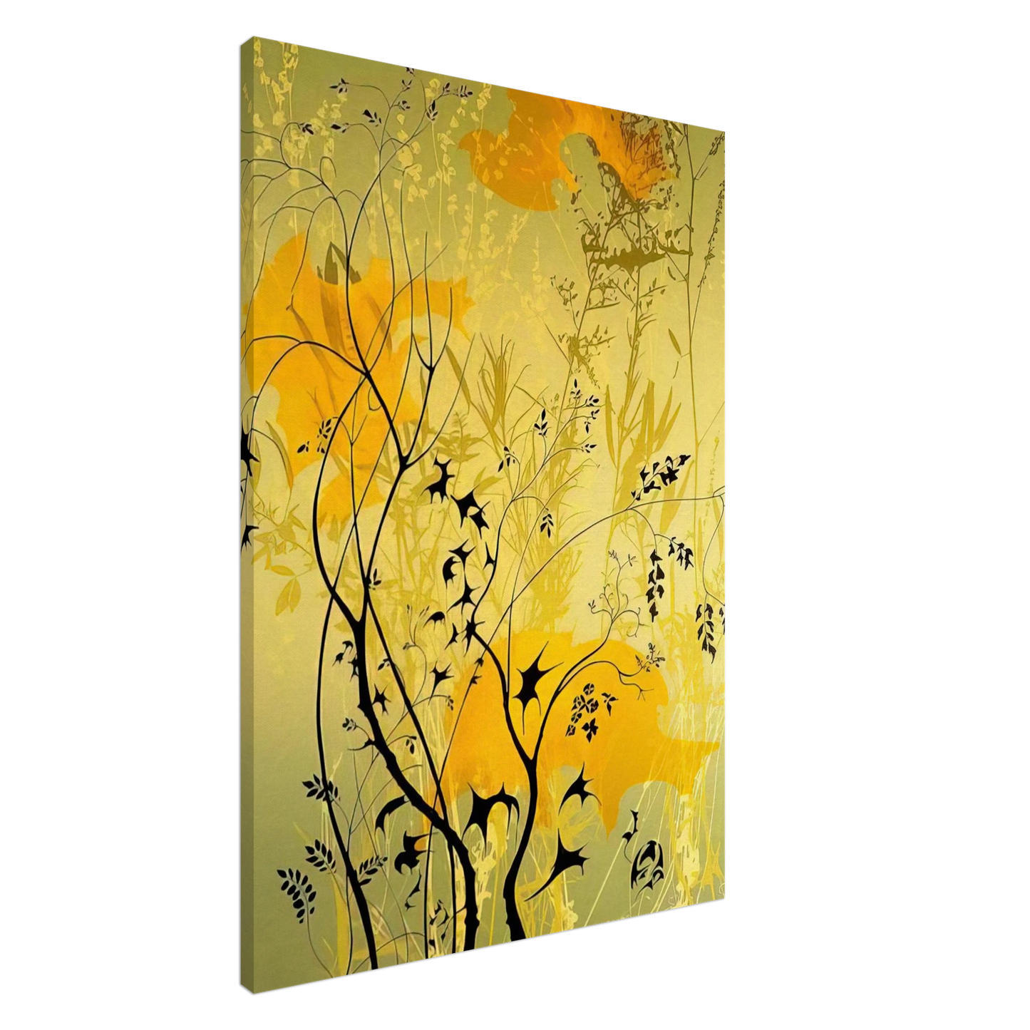 Eyvind Earle - Wild Flowers Canvas - 20x30 cm / 8x12 inches-canvas