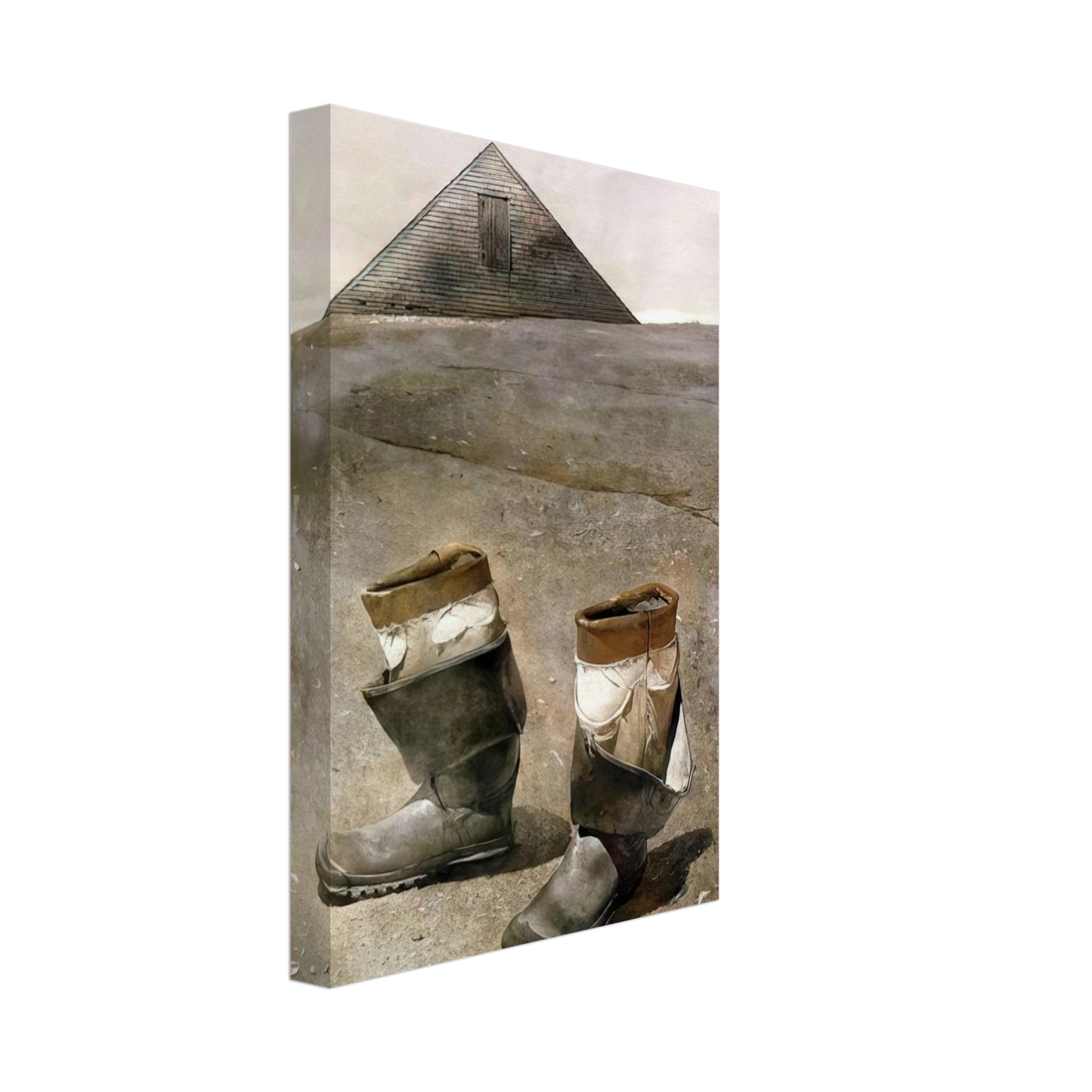 Andrew Wyeth - SEA BOOTS Canvas - 70x100 cm / 28x40 inches-canvas