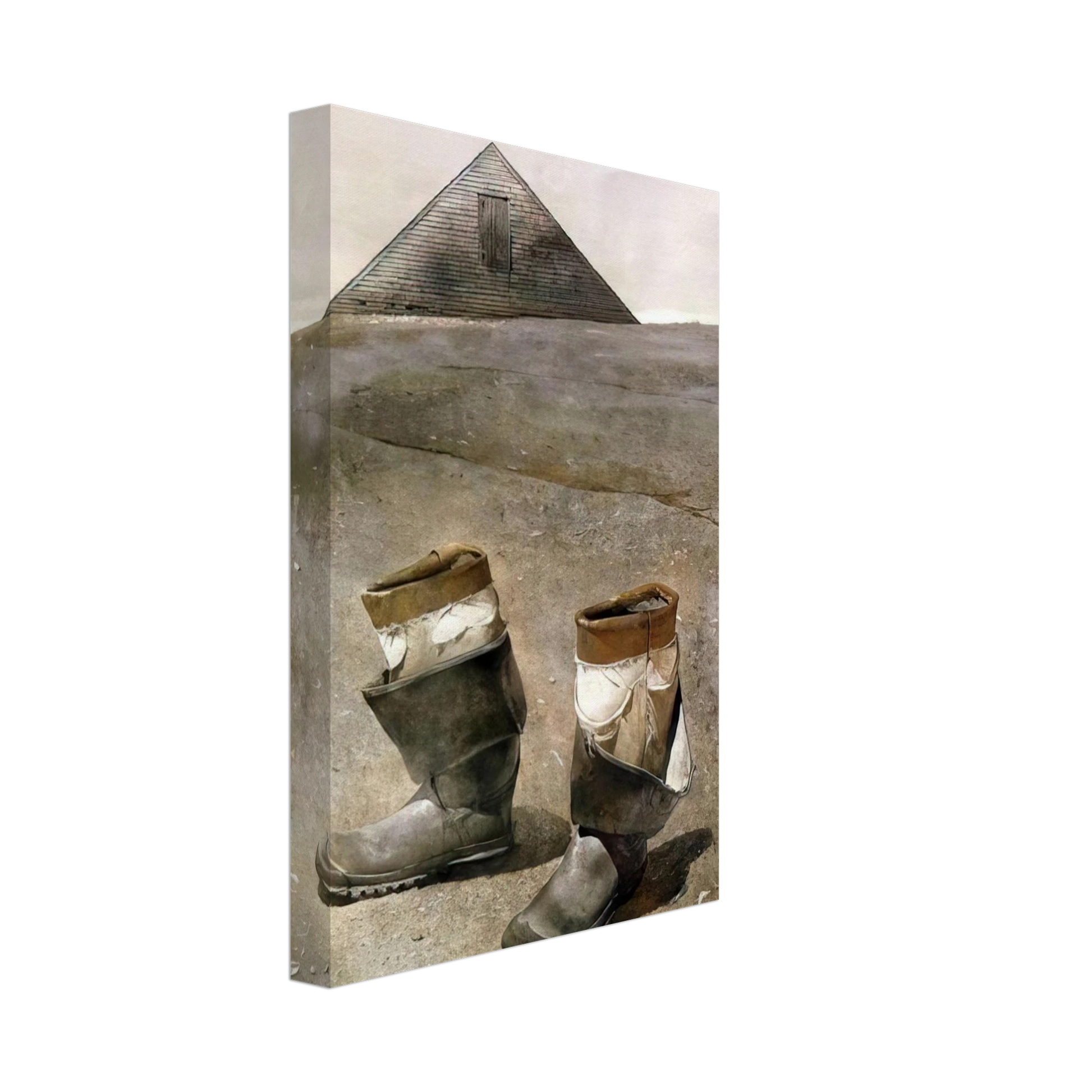 Andrew Wyeth - SEA BOOTS Canvas - 70x100 cm / 28x40 inches-canvas