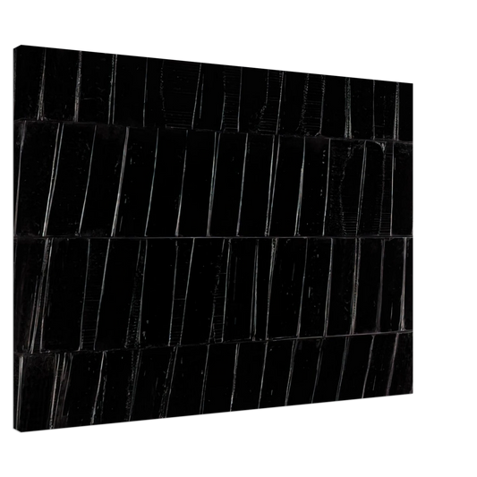 Pierre Soulages - Peinture 324 x 362 cm, 1985 Polyptyque C - 1985 Canvas - 20x30 cm / 8x12 inches-canvas