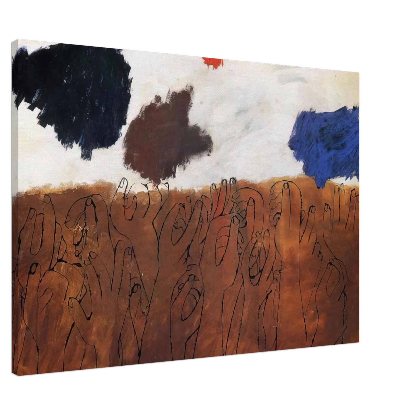 Ben Shahn - NOT DETECTED 29 Canvas - 20x30 cm / 8x12 inches-canvas