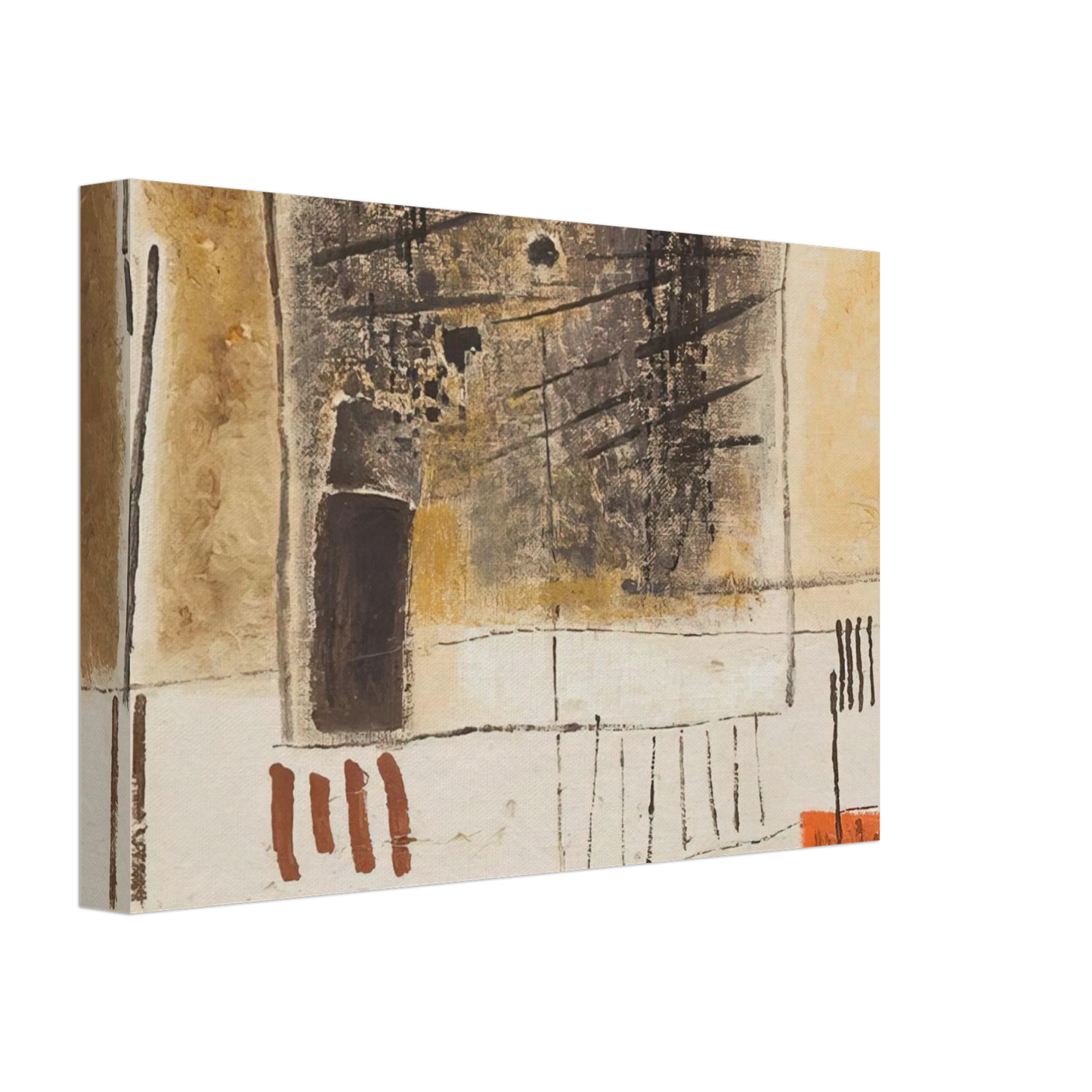 Bice Lazzari - Rhythm - 1956 Canvas - 70x100 cm / 28x40 inches-canvas