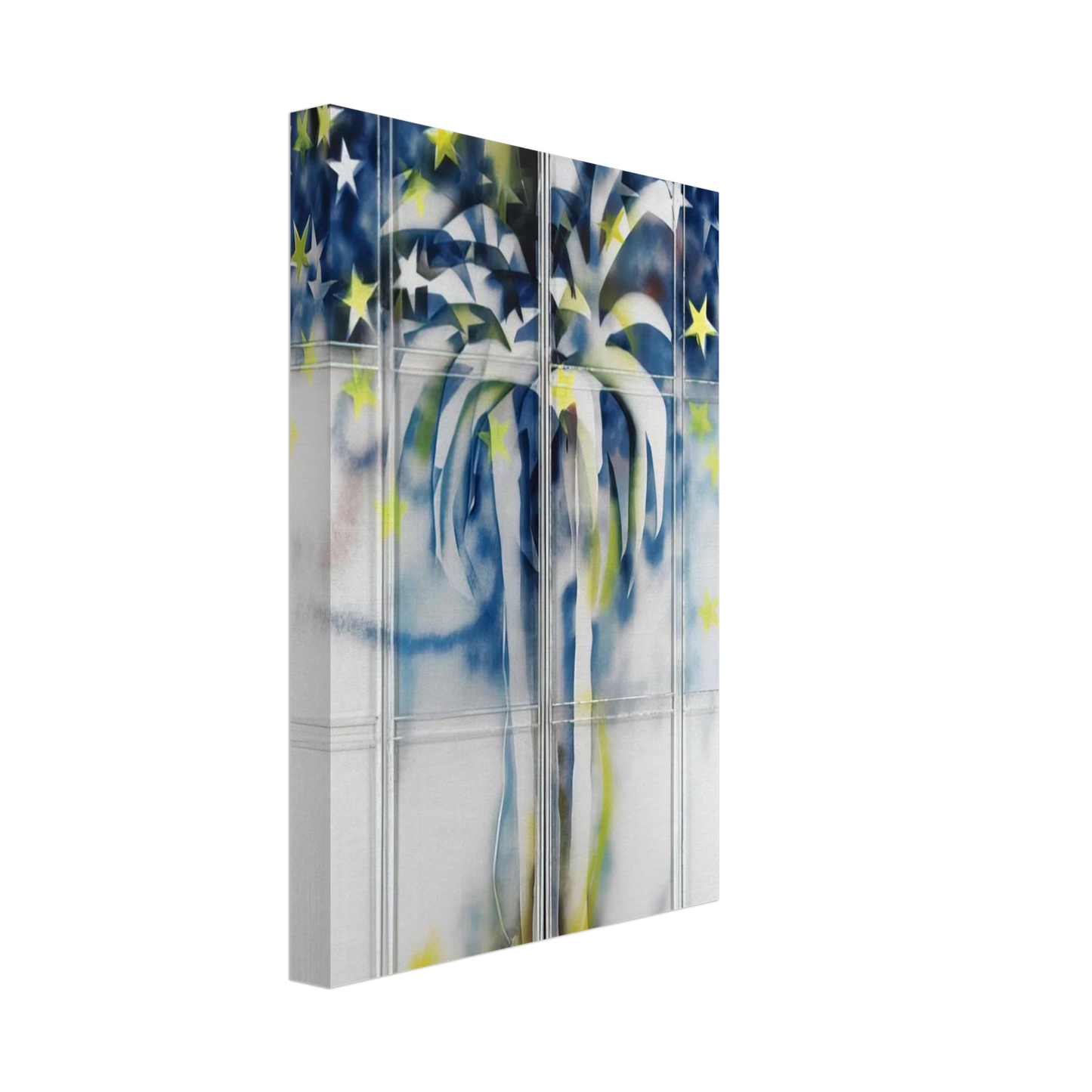 Mario Schifano - Tutte stelle  particolare dell'oasi - 1967 Canvas - 40x60 cm / 16x24 inches-canvas