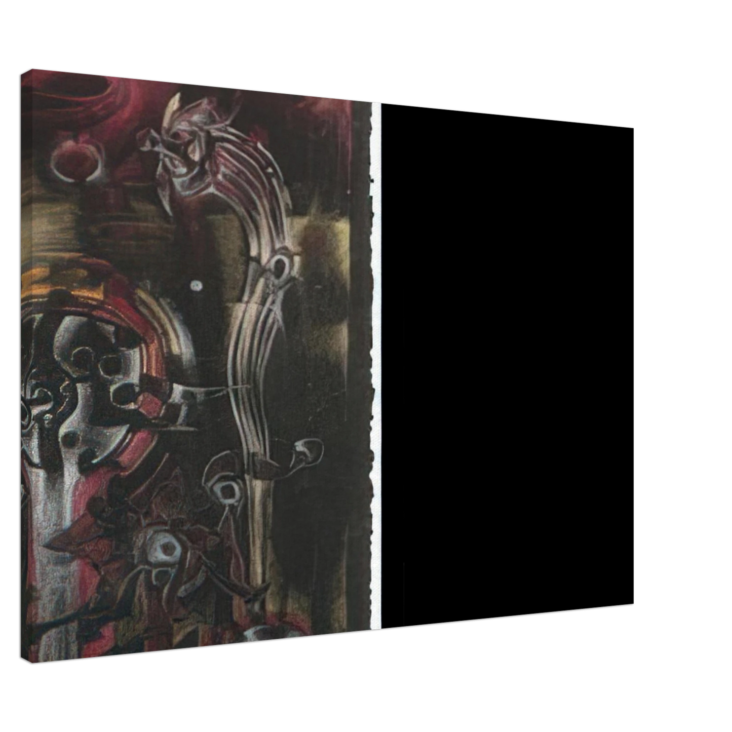 Lee Bontecou - UNTITLED 1998 2 Canvas - 20x30 cm / 8x12 inches-canvas