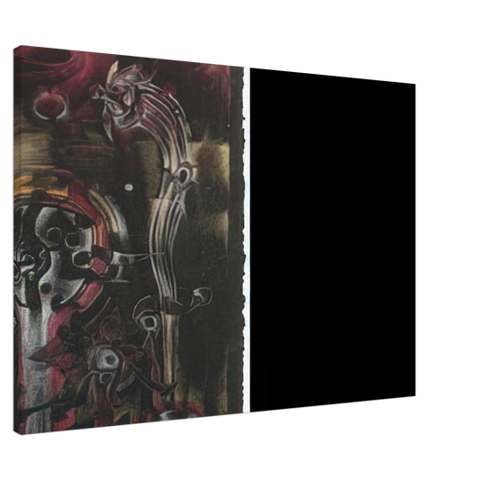 Lee Bontecou - UNTITLED 1998 2 Canvas - 20x30 cm / 8x12 inches-canvas