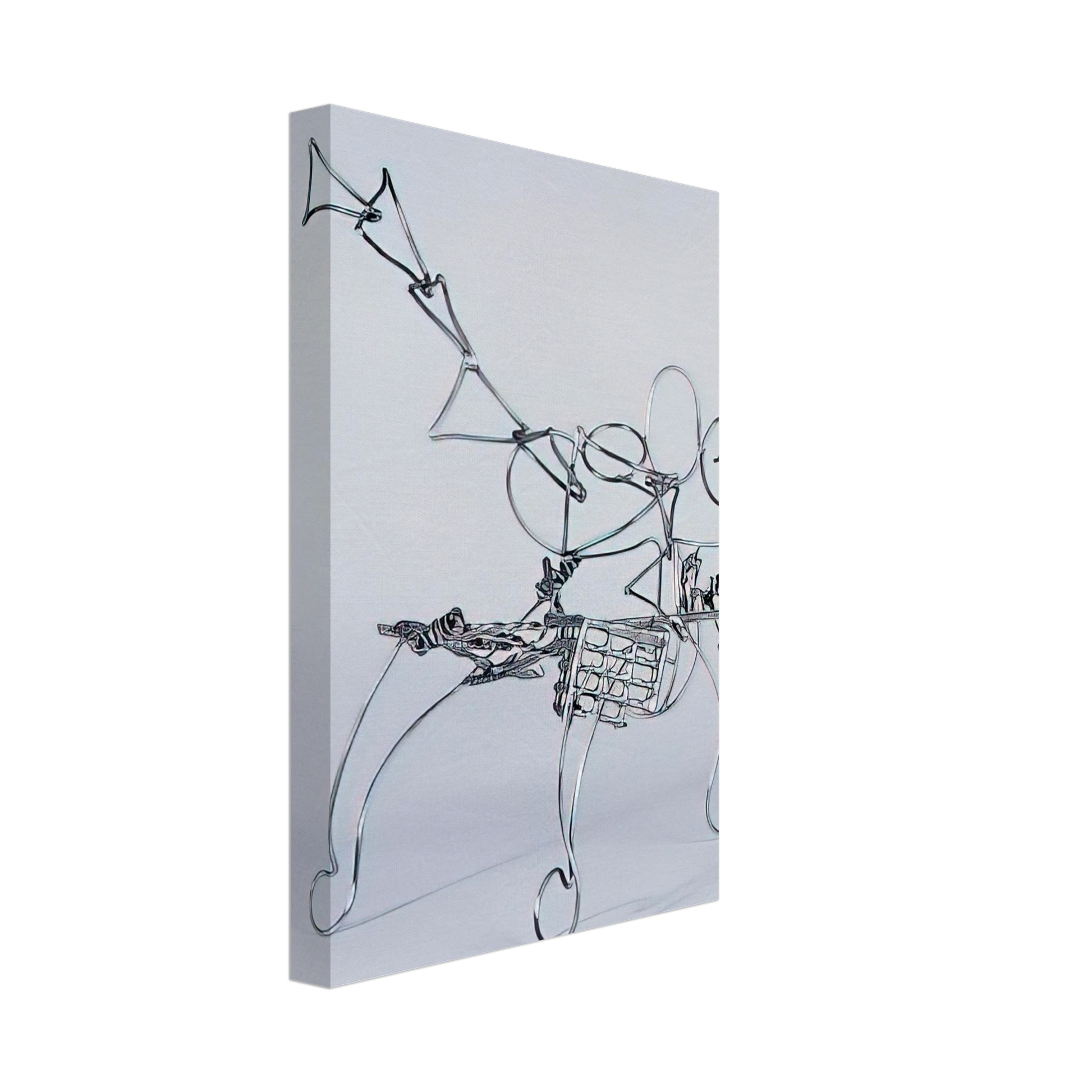 Nancy Graves - TRIANGLE 1987 Canvas - 70x100 cm / 28x40 inches-canvas